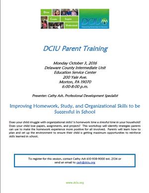 October 2016 parent training October 2016 parent training